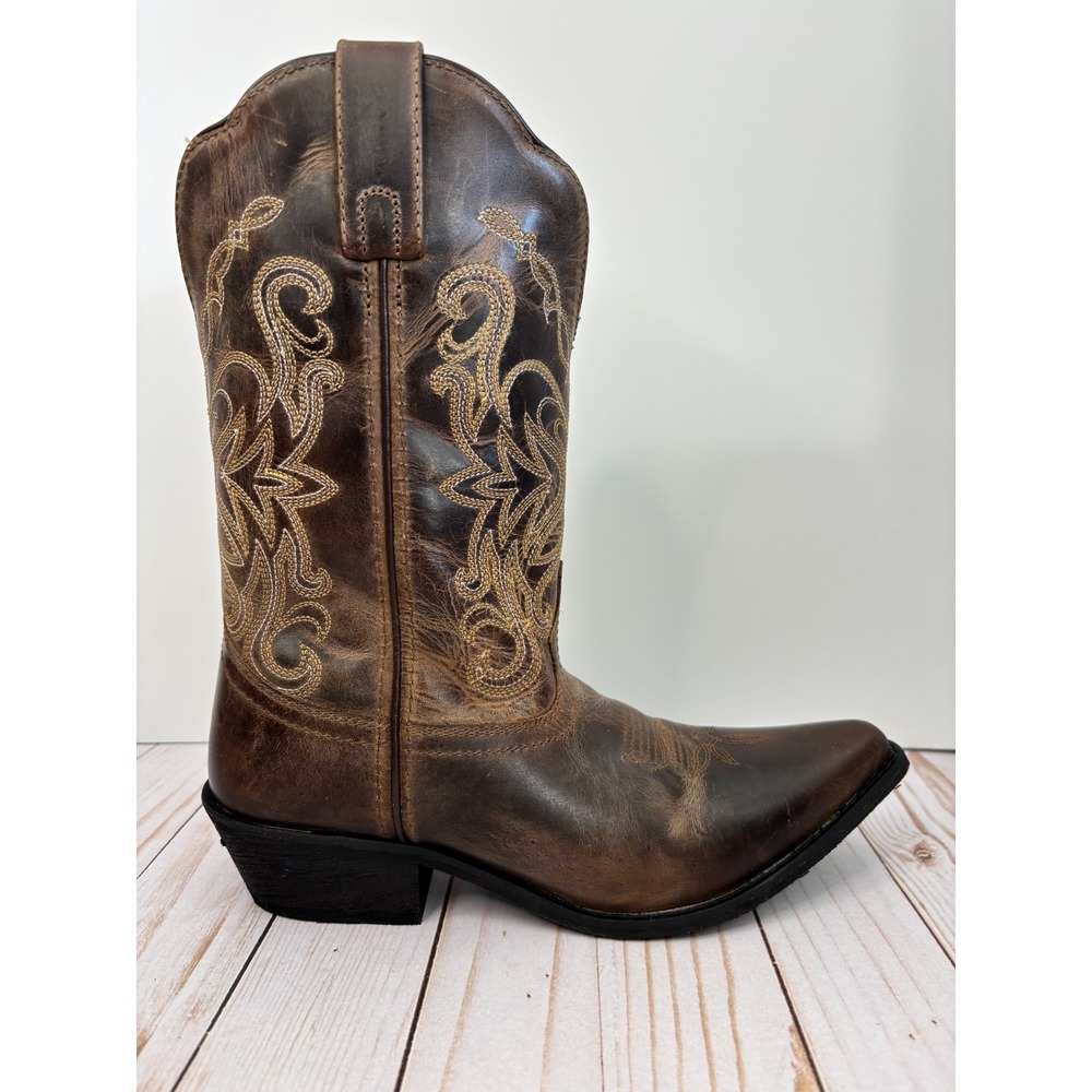 Smoky Mountain Women's NWOT Boots Brown Madison Western Size 8 - Picture 10 of 16